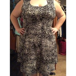 Animal print dress